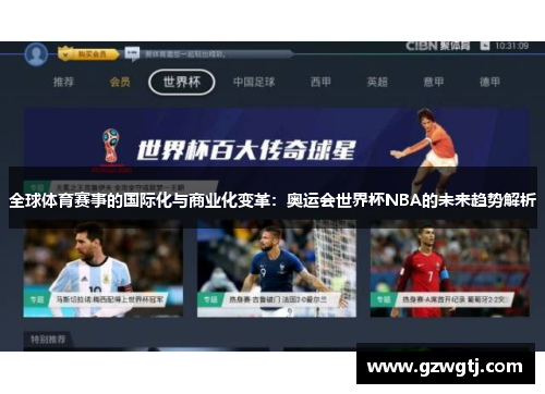 全球体育赛事的国际化与商业化变革:奥运会世界杯NBA的未来趋势解析 全球体育赛事的国际化与商业化变革:奥运会世界杯NBA的未来趋势解析